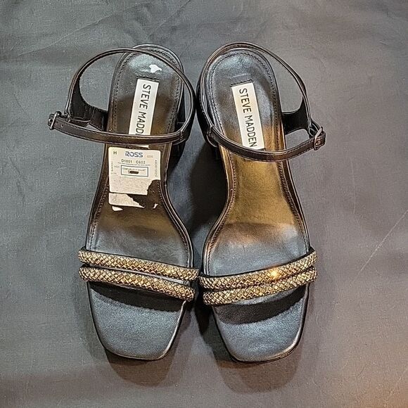 BRAND NEW STEVE MADDEN DOUBLE STRAP OPEN TOE WOMEN"S SANDAL - Picture 3 of 16